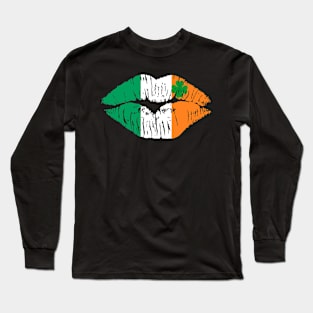 Kiss Me Irish Funny St. Patrick’s Day Long Sleeve T-Shirt